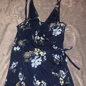 Dark blue size small floral dress
